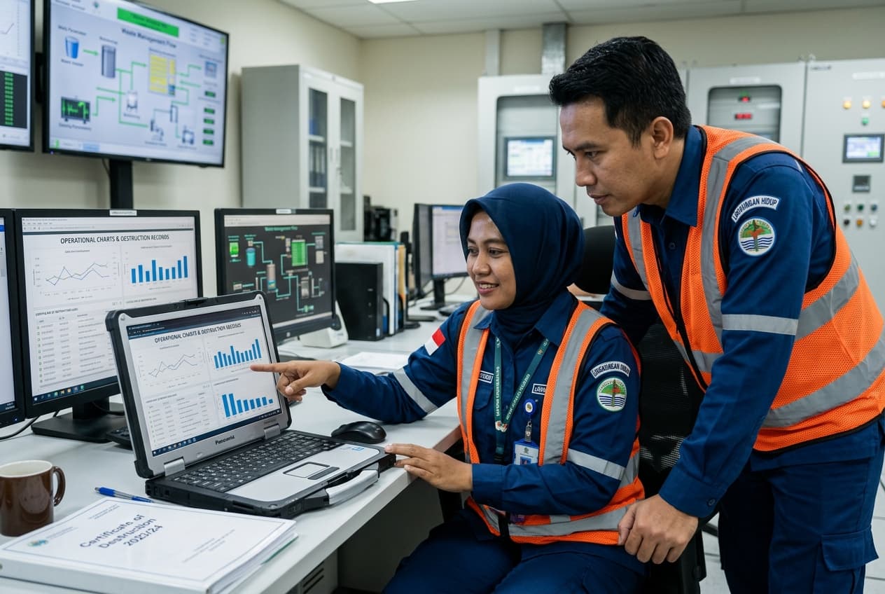 Monitoring Operasional & Pelaporan Digital Emisi PT GLEH